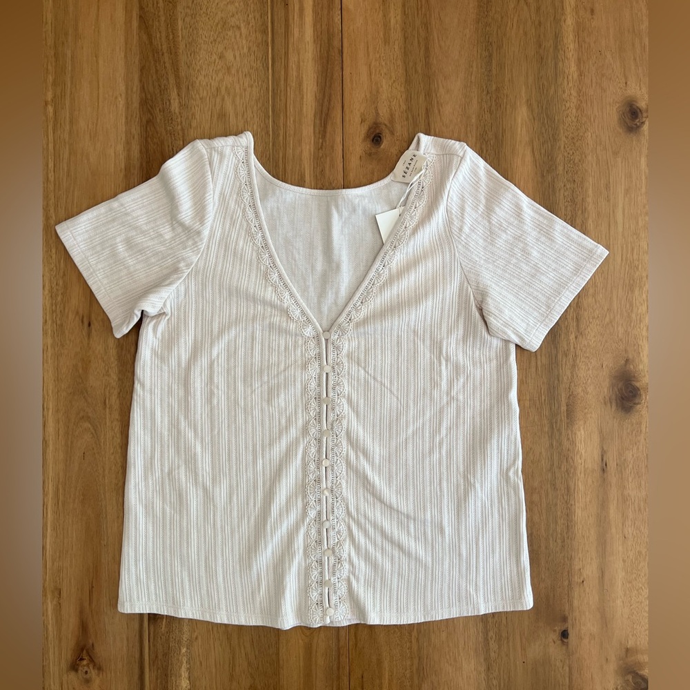 NWT Sezane Maddie T-shirt Medium